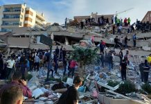 EARTHQUAKE OF MAGNITUDE 7.0 STRIKES AEGEAN SEA, KILLS 14, INJURES OVER 100 IN TURKEY AND GREEK ISLANDS
